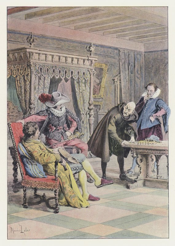 Illustration für Gil Blas von Maurice Leloir