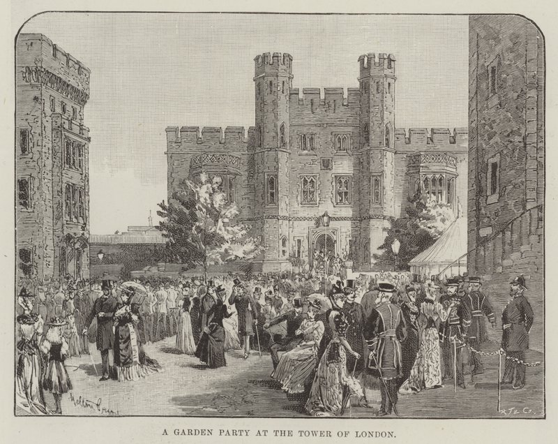 Gartenparty im Tower of London von Melton Prior