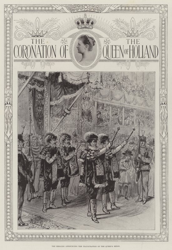 Die Krönung der Königin von Holland von Melton Prior