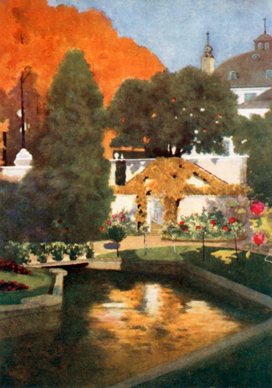 Schloss Fredensborg, aus dem Marmorgarten von Mima Nixon