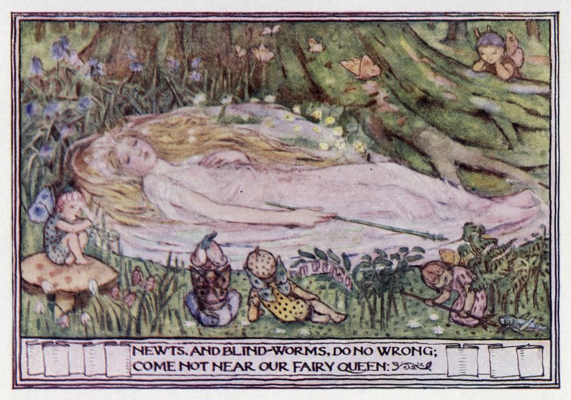 Aus "Ein Sommernachtstraum." William Shakespeare von Minnie Didbin Spooner
