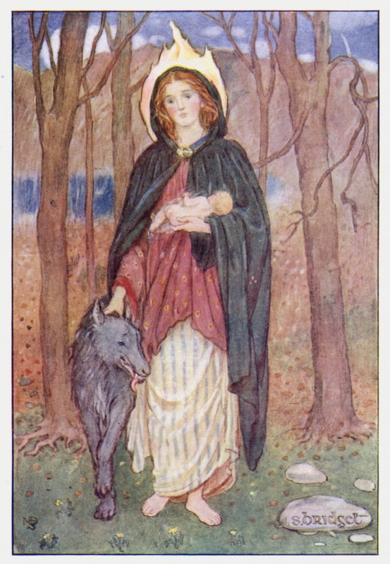 Heilige Brigitta von Minnie Didbin Spooner