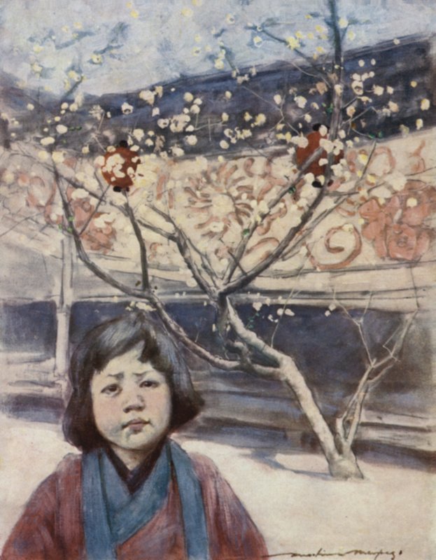 Ein Japaner in Pflaumenfarbe von Mortimer Ludington Menpes