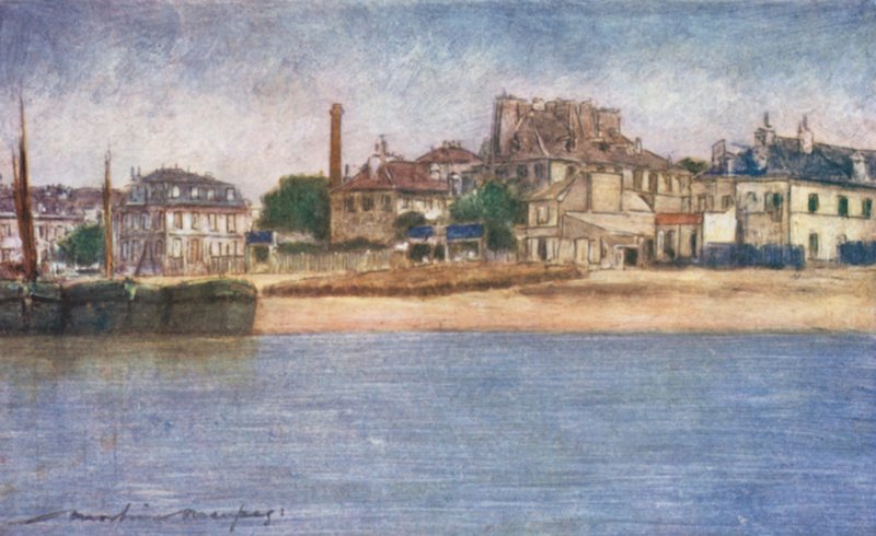 Die Seine bei Charenton von Mortimer Ludington Menpes