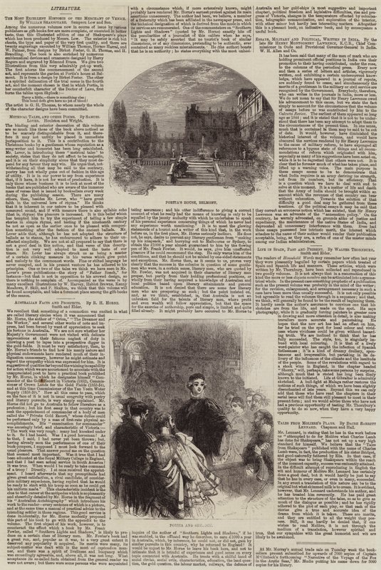 Der Kaufmann von Venedig, von William Shakespeare von Myles Birket Foster