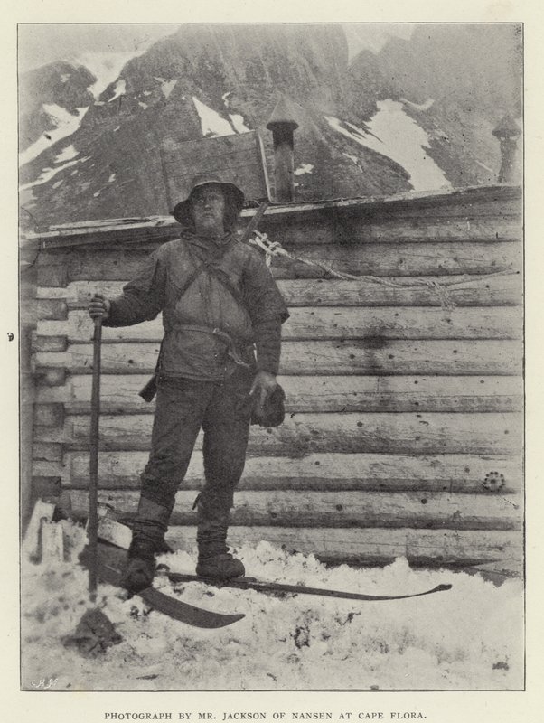 Fotografie von Herrn Jackson von Nansen am Kap Flora von Norwegian Photographer
