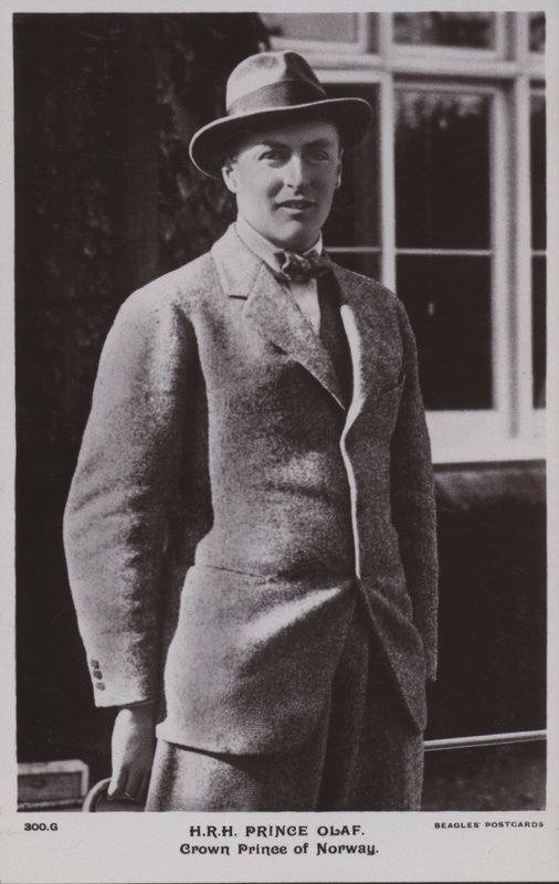 Prinz Olaf, Kronprinz von Norwegen, später König Olav V. von Norwegian Photographer