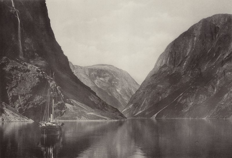 Der Naerofjord vom Vikingvang Hotel von Norwegian Photographer