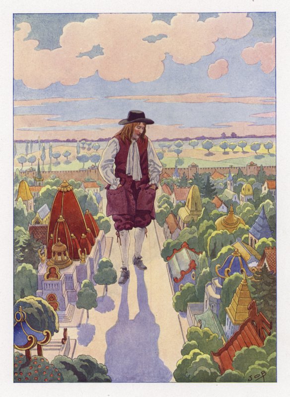 Illustration für Gullivers Reisen von Onfray de Breville Job