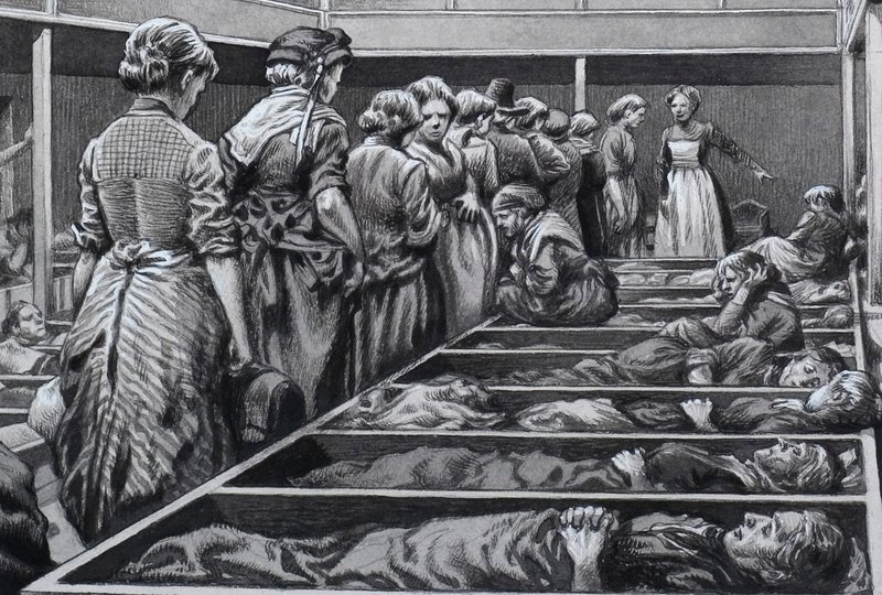 Londoner Mission für obdachlose Frauen von Pat (1907 95) Nicolle