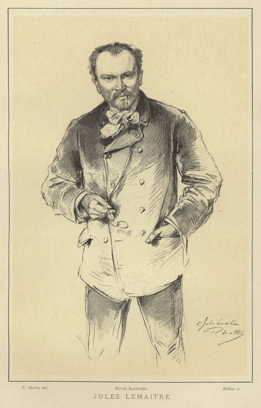 Jules Lemaitre, französischer Kritiker und Dramatiker von Paul Mathey