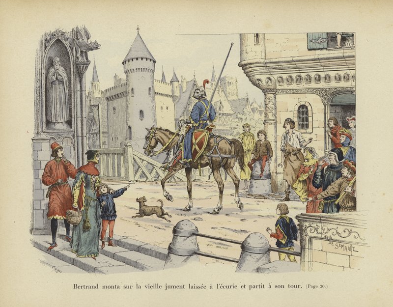 Bertrand du Guesclin reitet auf einer alten Stute von Paul de Semant