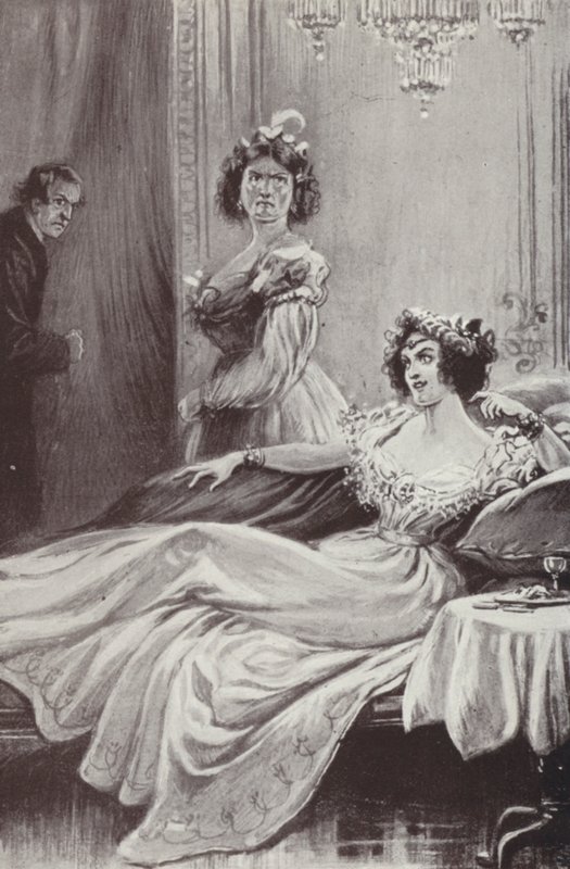 Illustration für Barchester Towers von Anthony Trollope (Lithographie) von Paul (after) Hardy