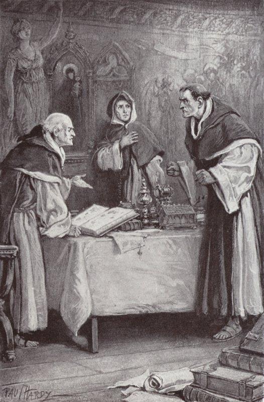 Illustration für The Cloister and The Hearth von Charles Reade von Paul (after) Hardy
