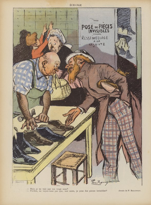 Illustration für Le Rire von Paul Balluriau