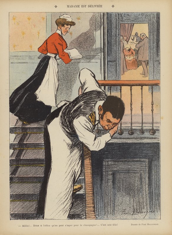 Illustration für Le Rire von Paul Balluriau