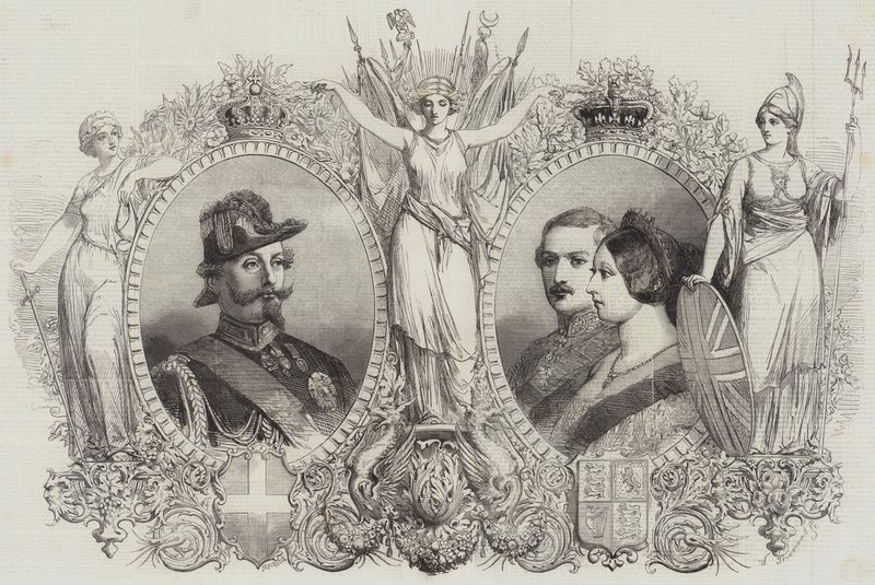 Besuch des Königs von Sardinien von Percy Macquoid