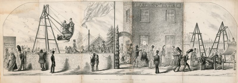 24. April, Sonntagnachmittag, Primrose Tavern, Chalk Farm von Percy Cruikshank