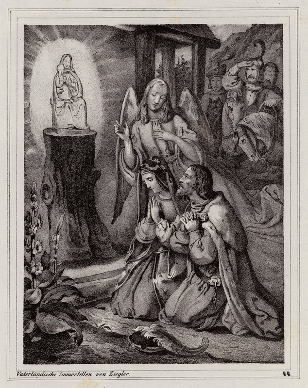 Wallfahrt von Vladislaus Heinrich von Mähren und seiner Frau zum Heiligtum von Mariazell von Peter Johann Nepomuk Geiger