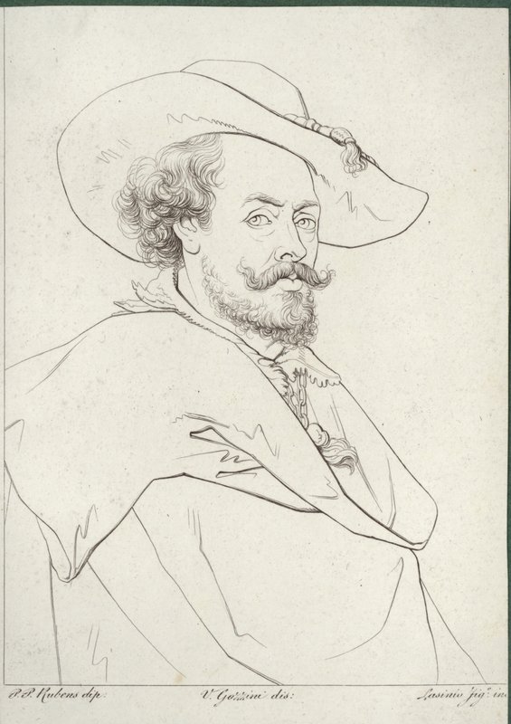 Porträt von Peter Paul Rubens von Peter Paul Rubens