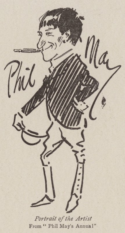 Porträt des Künstlers von Phil May