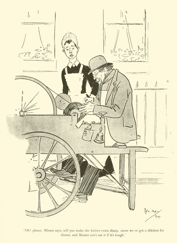 Karikatur von Phil May, aus den 1890er Jahren von Phil May