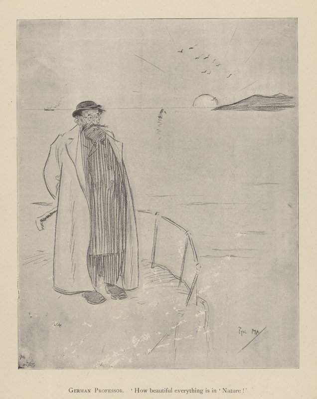 Karikatur von Phil May, aus den 1890er Jahren von Phil May