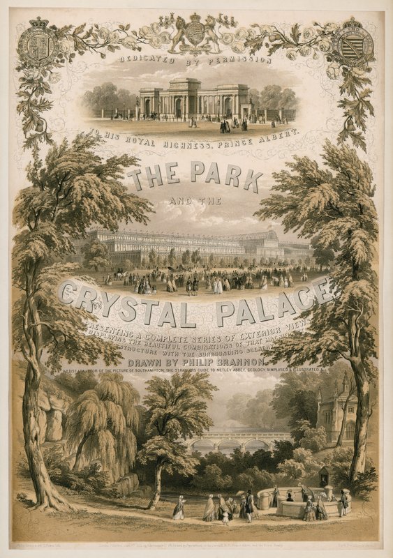 Der Park und der Kristallpalast von Philip Brannon