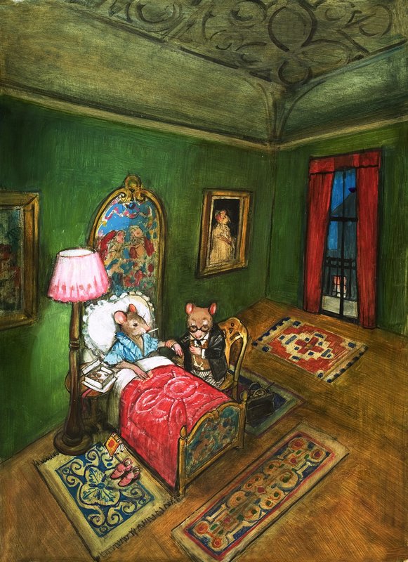 Stadtmaus und Landmaus von Philip Mendoza