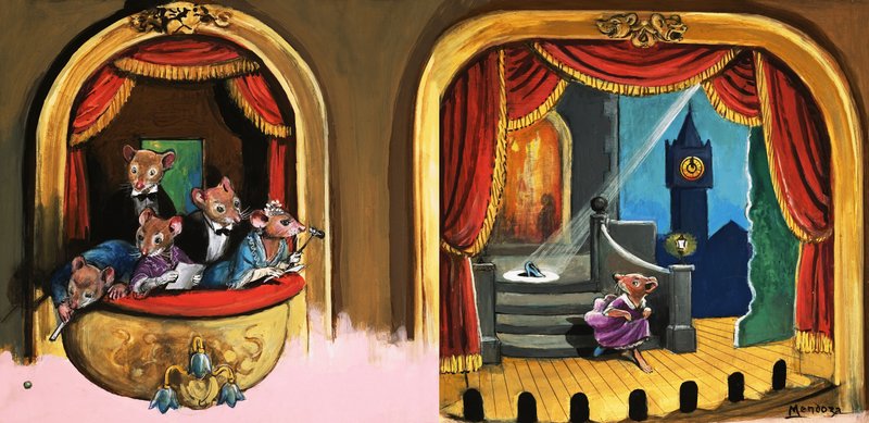 Stadtmaus und Landmaus von Philip Mendoza