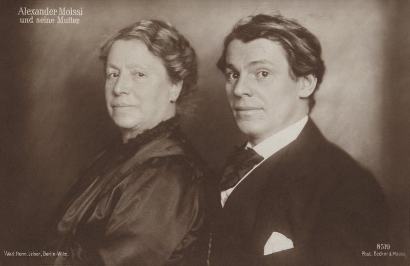 Porträt von Aleksander Moissi von Photographer Austrian