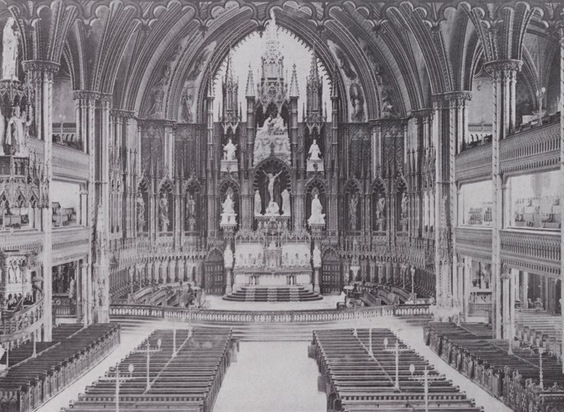 Innenraum der Notre-Dame-Kathedrale, Montreal von Photographer Canadian