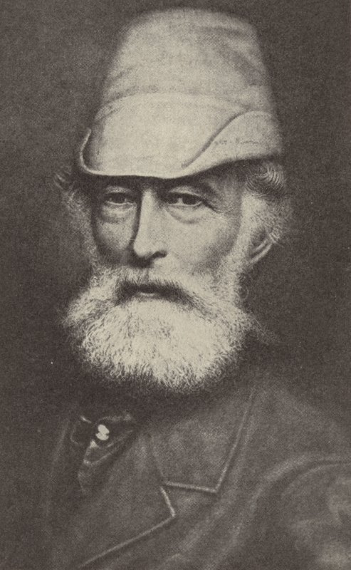 Alfred Krupp, deutscher Industrieller und Gründer der Krupp-Werke in Essen von Photographer German