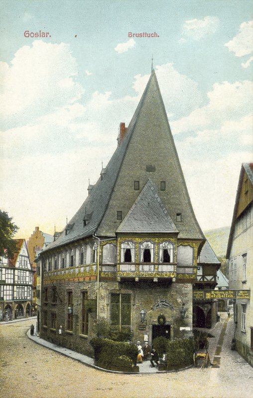 Hotel Brusttuch, Goslar von Photographer German: Kunstdruck
