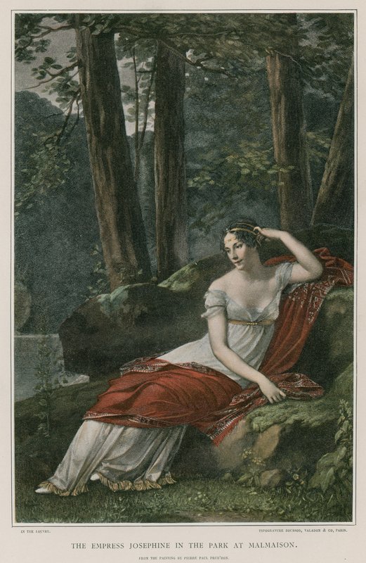 Die Kaiserin Josephine im Park von Malmaison von Pierre Paul Prudhon