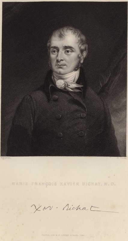 Porträt von Marie Francois Xavier Bichat von Pierre Roch Vigneron
