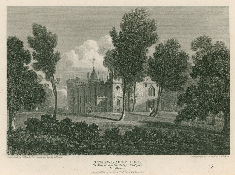 Strawberry Hill, Twickenham, London; Der Sitz der Gräfin Dowager Waldegrave von Pieter Jansz. Quast