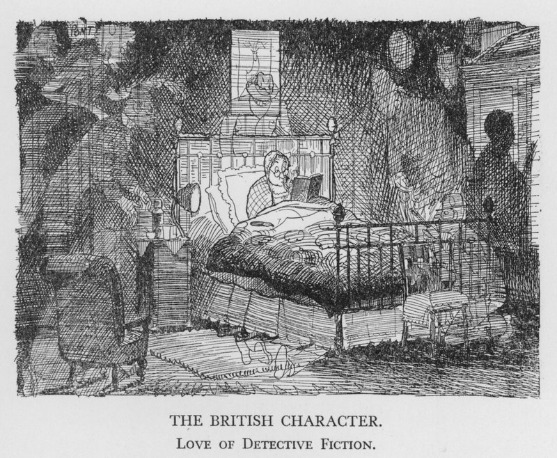 Der britische Charakter, Liebe zur Detektivliteratur von Pont