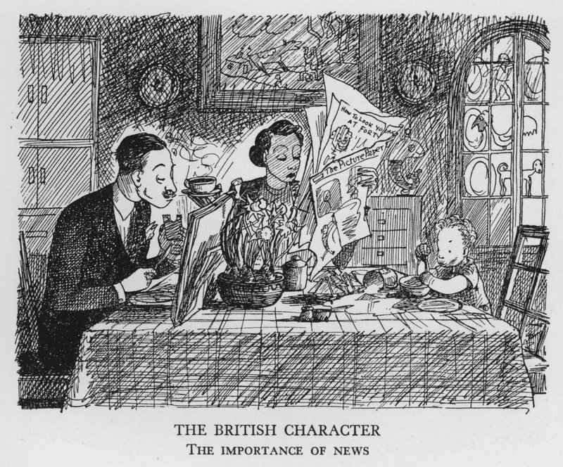 Der britische Charakter, Die Bedeutung von Nachrichten von Pont