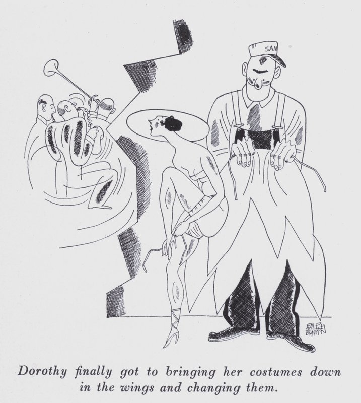 Illustration für "But Gentlemen Marry Brunettes" von Anita Loos von Ralph Barton