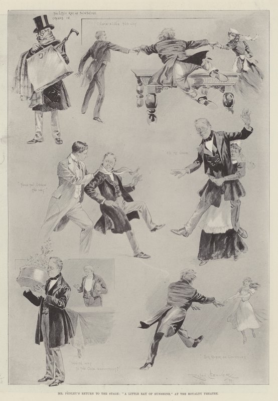 Mr Penleys Rückkehr auf die Bühne, Ein kleiner Sonnenstrahl, im Royalty Theatre von Ralph Cleaver
