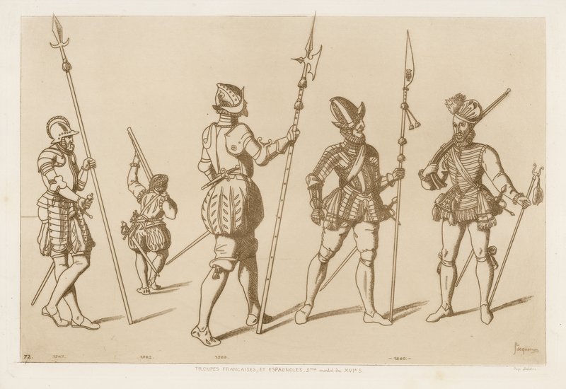 Französische und spanische Truppen aus der zweiten Hälfte des 16. Jahrhunderts von Raphael Jacquemin