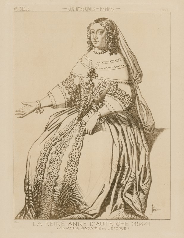Königin Anna von Österreich, 1644 von Raphael Jacquemin