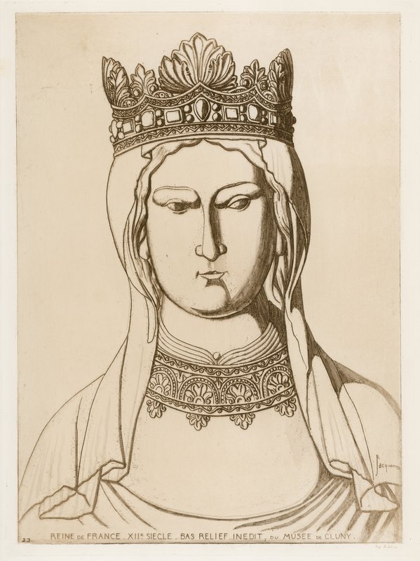 Königin von Frankreich, 12. Jahrhundert von Raphael Jacquemin