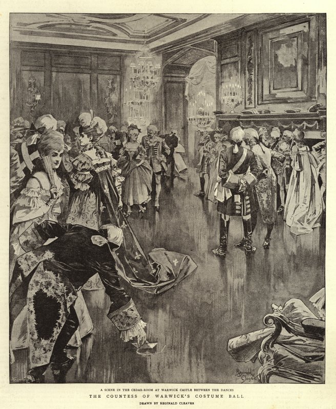 Der Kostümball der Gräfin von Warwick von Reginald Thomas Cleaver