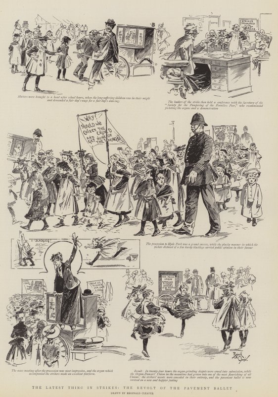 Das Neueste in Streiks, die Revolte des Pflasterballetts von Reginald Thomas Cleaver