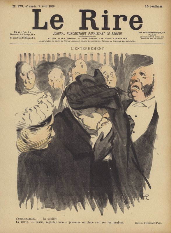 Illustration für Le Rire von Rene George Hermann Paul