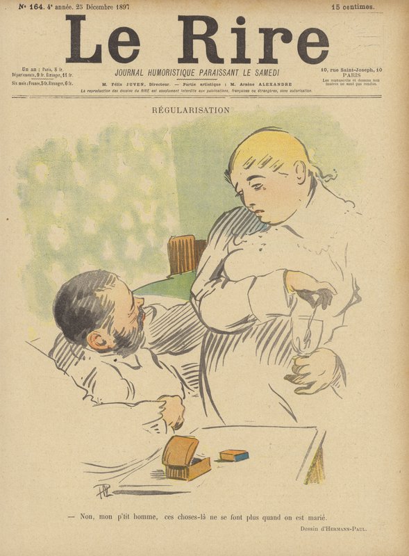 Illustration für Le Rire von Rene George Hermann Paul
