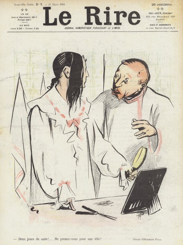 Illustration für Le Rire von Rene George Hermann Paul