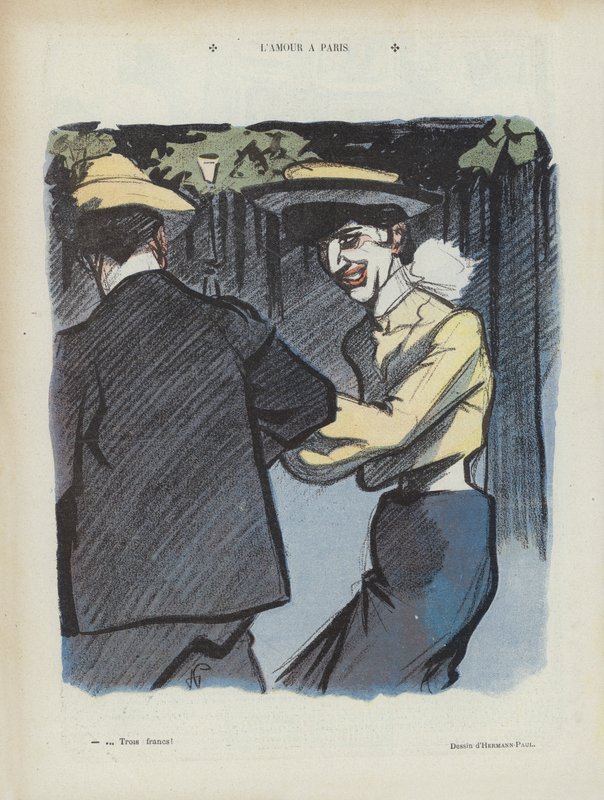Prostitution - Illustration für Le Rire, 27. Mai 1905 von Rene George Hermann Paul